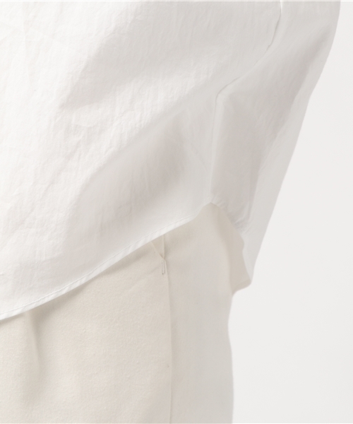 SHIPS（シップス）の「コットンタイプライタービックシャツ（シャツ/ブラウス・レディース・オフホワイト/オリーブ/ピンク・ONE SIZE）」の10枚目の写真