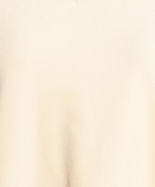 EN ROUTE（アンルート）の「ベロアキーネックスリットロングスリーブ ◆（Tシャツ/カットソー・レディース・オフホワイト/ブラック/ブラウン・FREE）」の11枚目の写真