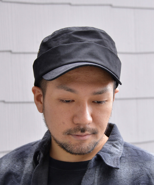 QUARTER GALLERY ネーム付きベルクロワークCAP（キャップ