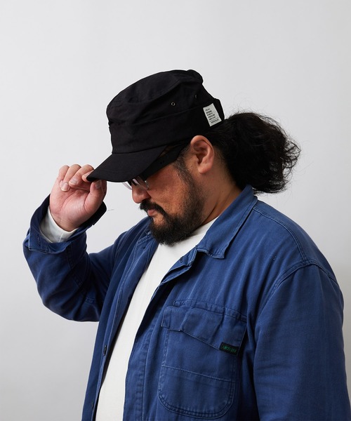 QUARTER GALLERY ネーム付きベルクロワークCAP（キャップ