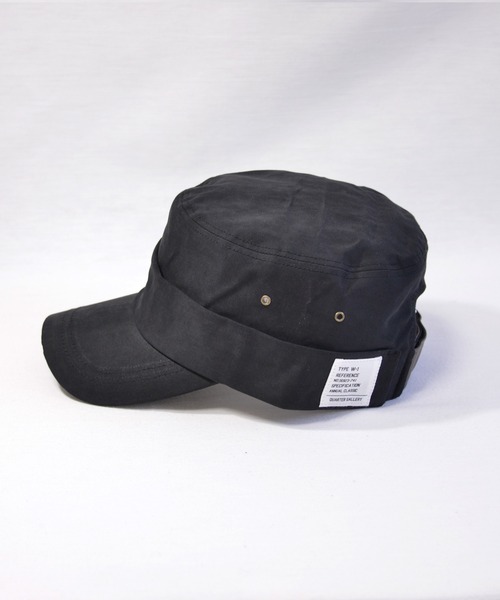 ANCHOR（アンカー）の「QUARTER GALLERY　ネーム付きベルクロワークCAP（キャップ・メンズ・ブラック/ベージュ/ネイビー/オリーブ・MEDIUM/X-LARGE）」の21枚目の写真