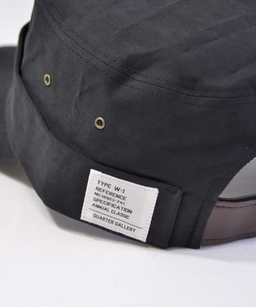 ANCHOR（アンカー）の「QUARTER GALLERY　ネーム付きベルクロワークCAP（キャップ・メンズ・ブラック/ベージュ/ネイビー/オリーブ・MEDIUM/X-LARGE）」の19枚目の写真
