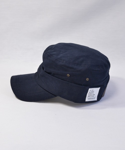 ANCHOR（アンカー）の「QUARTER GALLERY　ネーム付きベルクロワークCAP（キャップ・メンズ・ブラック/ベージュ/ネイビー/オリーブ・MEDIUM/X-LARGE）」の15枚目の写真