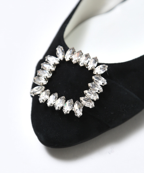 PICHE ABAHOUSE（ピシェ アバハウス）の「fluffy fitビジューバックルパンプス（パンプス・レディース・ピンク/グリーン/その他/ブラック/パープル・38/39/35/36/37/40/34）」の17枚目の写真