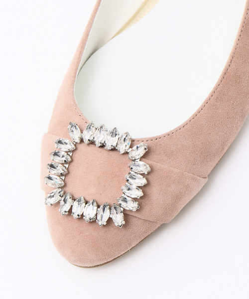 PICHE ABAHOUSE（ピシェ アバハウス）の「fluffy fitビジューバックルパンプス（パンプス・レディース・ピンク/グリーン/その他/ブラック/パープル・38/39/35/36/37/40/34）」の16枚目の写真