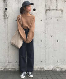 STUDIOUS | 【WEARISTA yan コラボ】袖パフスリーブニット(ニット/セーター)