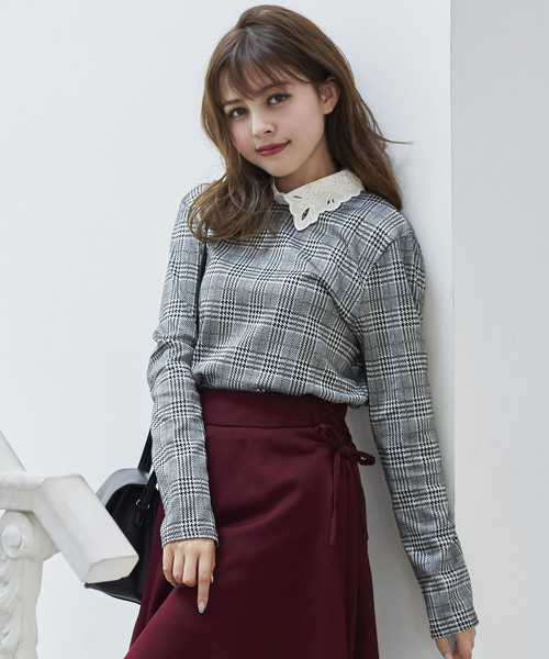 Ingni イング の 衿付きトップス レディース 17aw Tシャツ カットソー Wear