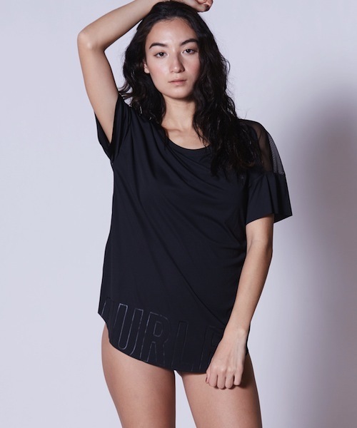 Hurley (ハーレー)の「W HRLY Q/D RVSB MESH TEE(Tシャツ/カットソー・レディース・ホワイト/グレー/ブラック・SMALL/MEDIUM)」の3枚目の写真