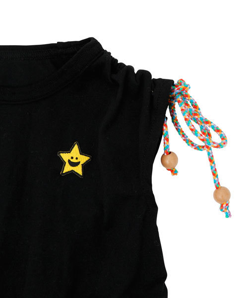 X-girl Stages（エックスガールステージス）の「PATCHWORK  DRESS (4T～7T)（ワンピース・キッズ・ネイビー/ピンク/レッド・4T/5T/6T/7T）」の9枚目の写真