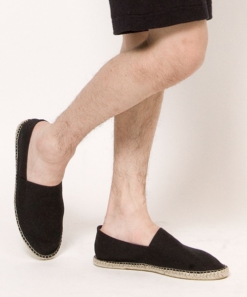 WEGO（ウィゴー）の「ジュートソールシューズ（スニーカー・メンズ・ブラック/ブラウン/ブルー/ネイビー・26.5/27.5）」の2枚目の写真