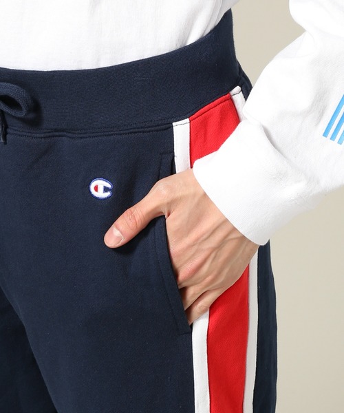 Champion（チャンピオン）の「◇Champion / チャンピオン SIDE LINE LONG PANTS（その他パンツ・メンズ・ブラック/ネイビー・MEDIUM/LARGE）」の8枚目の写真