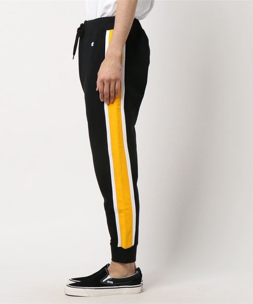 Champion（チャンピオン）の「◇Champion / チャンピオン SIDE LINE LONG PANTS（その他パンツ・メンズ・ブラック/ネイビー・MEDIUM/LARGE）」の3枚目の写真