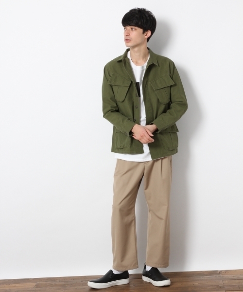 RAGEBLUE(レイジブルー)の「ファティーグジャケット/785797(ミリタリージャケット・メンズ・オリーブ・LARGE/MEDIUM)」の8枚目の写真