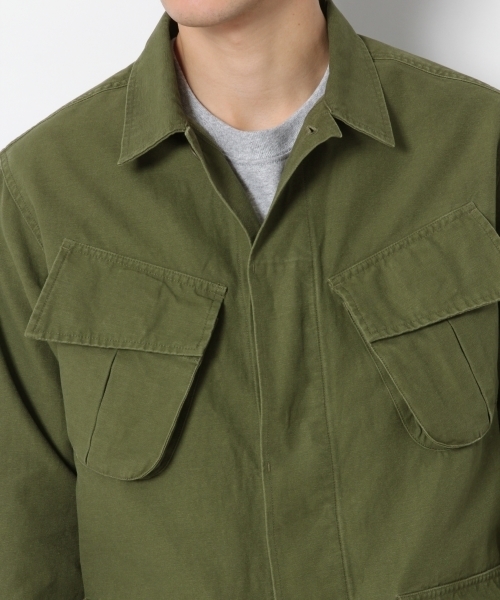 RAGEBLUE(レイジブルー)の「ファティーグジャケット/785797(ミリタリージャケット・メンズ・オリーブ・LARGE/MEDIUM)」の13枚目の写真