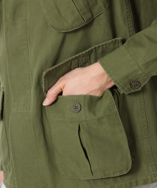 RAGEBLUE(レイジブルー)の「ファティーグジャケット/785797(ミリタリージャケット・メンズ・オリーブ・LARGE/MEDIUM)」の9枚目の写真
