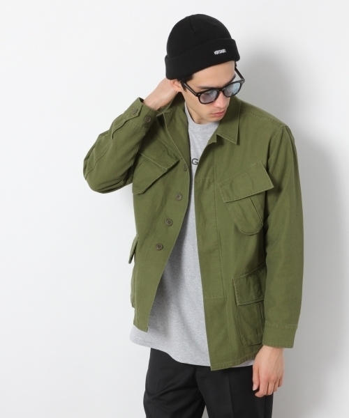 RAGEBLUE(レイジブルー)の「ファティーグジャケット/785797(ミリタリージャケット・メンズ・オリーブ・LARGE/MEDIUM)」の11枚目の写真