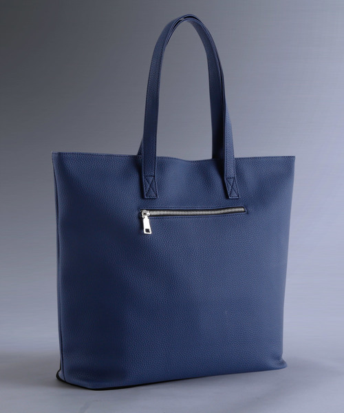 MONO-MART(モノマート)の「BASIC NEOLEATHER TOTEBAG/PVCレザートートバッグ(トートバッグ・メンズ・ブラック/ベージュ/ネイビー/アイボリー/キャメル/チャコール・FREE)」の6枚目の写真