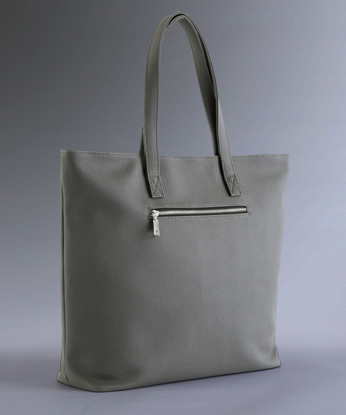 MONO-MART(モノマート)の「BASIC NEOLEATHER TOTEBAG/PVCレザートートバッグ(トートバッグ・メンズ・ブラック/ベージュ/ネイビー/アイボリー/キャメル/チャコール・FREE)」の3枚目の写真