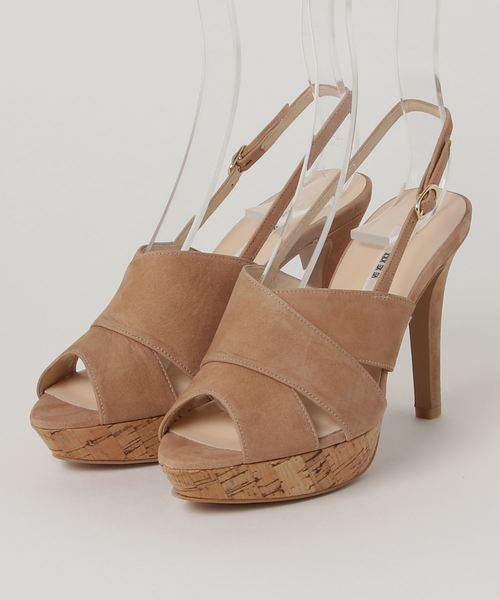 SEVEN TWELVE THIRTY（セヴントゥエルヴサーティー）の「バックストラップ厚底サンダル（サンダル・レディース・カーキ/ホワイト/ブラック/シルバー/ベージュ/グレイッシュベージュ・24.5cm/24cm/22cm/23cm/22.5cm/23.5cm）」の3枚目の写真