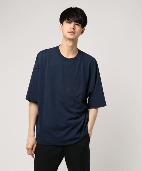 CORISCO（コリスコ）の「CORISCO 鹿の子BIG Tシャツ（Tシャツ/カットソー・メンズ・ホワイト/ブラック/グレー/ネイビー・L/M）」の4枚目の写真