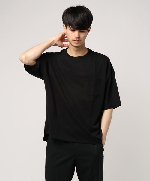 CORISCO（コリスコ）の「CORISCO 鹿の子BIG Tシャツ（Tシャツ/カットソー・メンズ・ホワイト/ブラック/グレー/ネイビー・L/M）」の3枚目の写真