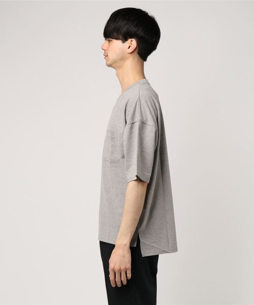 CORISCO（コリスコ）の「CORISCO 鹿の子BIG Tシャツ（Tシャツ/カットソー・メンズ・ホワイト/ブラック/グレー/ネイビー・L/M）」の6枚目の写真