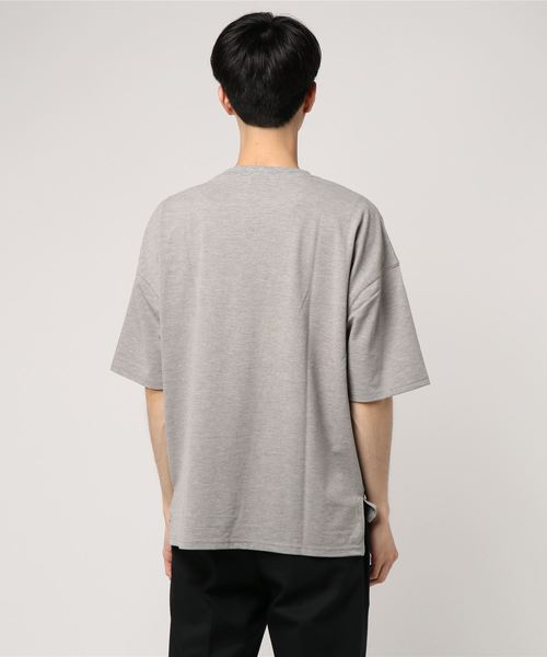 CORISCO（コリスコ）の「CORISCO 鹿の子BIG Tシャツ（Tシャツ/カットソー・メンズ・ホワイト/ブラック/グレー/ネイビー・L/M）」の5枚目の写真