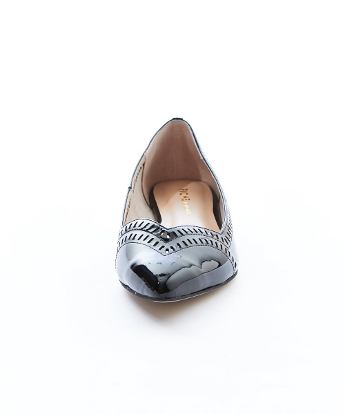 PICHE ABAHOUSE（ピシェ アバハウス）の「レーザーカットパンプス（パンプス・レディース・ブラック/ライトグリーン/シャンパン・40/38/39/35/36/37/34）」の6枚目の写真