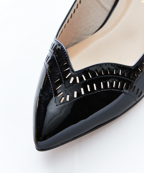 PICHE ABAHOUSE（ピシェ アバハウス）の「レーザーカットパンプス（パンプス・レディース・ブラック/ライトグリーン/シャンパン・40/38/39/35/36/37/34）」の10枚目の写真