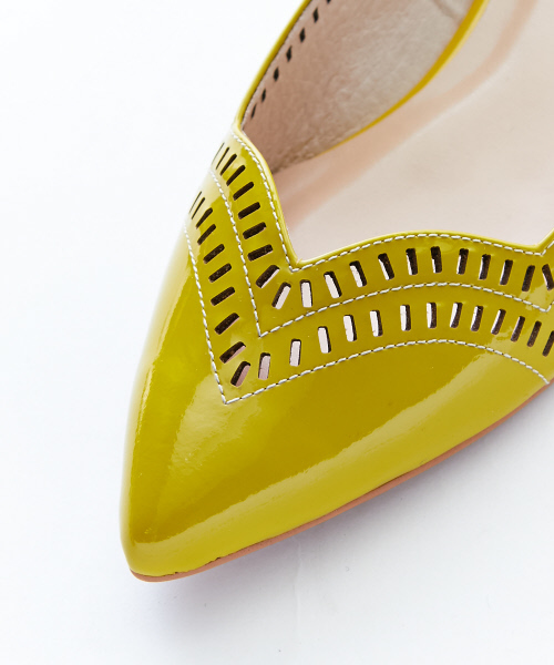 PICHE ABAHOUSE（ピシェ アバハウス）の「レーザーカットパンプス（パンプス・レディース・ブラック/ライトグリーン/シャンパン・40/38/39/35/36/37/34）」の11枚目の写真