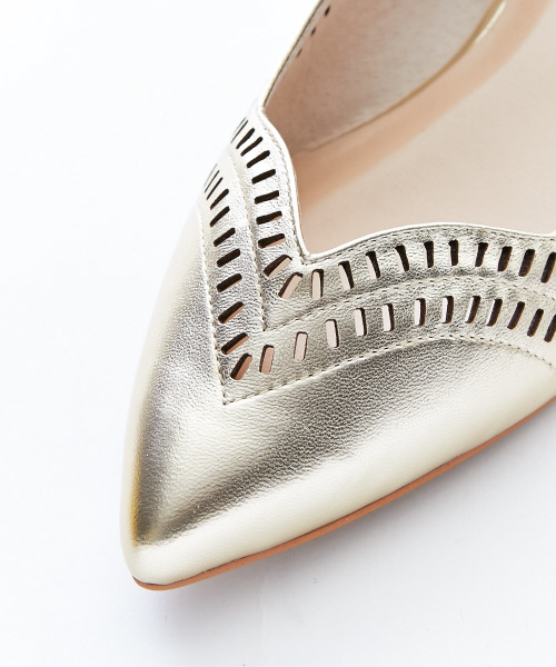 PICHE ABAHOUSE（ピシェ アバハウス）の「レーザーカットパンプス（パンプス・レディース・ブラック/ライトグリーン/シャンパン・40/38/39/35/36/37/34）」の12枚目の写真