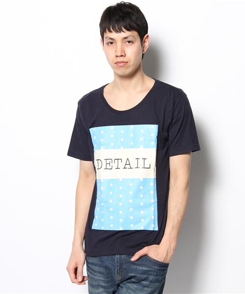 WEGO(ウィゴー)の「WEGO/BOXグラフィックTee(S)(Tシャツ/カットソー・メンズ・ホワイト/ブラック/ネイビー/杢グレー/ライトイエロー・LARGE/MEDIUM)」の4枚目の写真