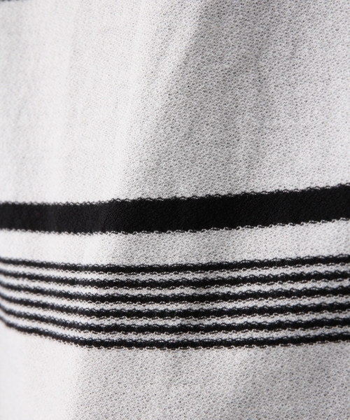 RAGEBLUE(レイジブルー)の「ナシジボーダーTシャツ/801670(Tシャツ/カットソー・メンズ・ホワイト/ダークブラウン/ネイビー/ブルー・SMALL/MEDIUM/LARGE)」の14枚目の写真