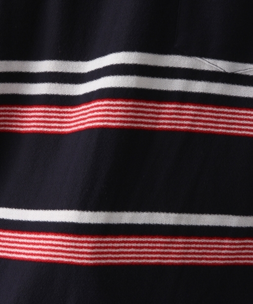 RAGEBLUE(レイジブルー)の「ナシジボーダーTシャツ/801670(Tシャツ/カットソー・メンズ・ホワイト/ダークブラウン/ネイビー/ブルー・SMALL/MEDIUM/LARGE)」の18枚目の写真