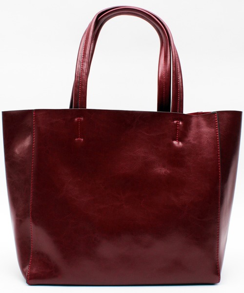 8(eight)(エイト)の「本革 レザー トートバッグ シンプル 大きめ(トートバッグ・メンズ・ブラック/ダークブラウン/ネイビー/レッド/カーキ/キャメル・FREE)」の6枚目の写真