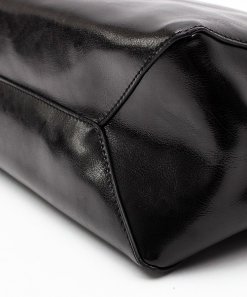 8(eight)(エイト)の「本革 レザー トートバッグ シンプル 大きめ(トートバッグ・メンズ・ブラック/ダークブラウン/ネイビー/レッド/カーキ/キャメル・FREE)」の19枚目の写真