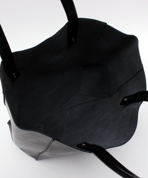 8(eight)(エイト)の「本革 レザー トートバッグ シンプル 大きめ(トートバッグ・メンズ・ブラック/ダークブラウン/ネイビー/レッド/カーキ/キャメル・FREE)」の21枚目の写真