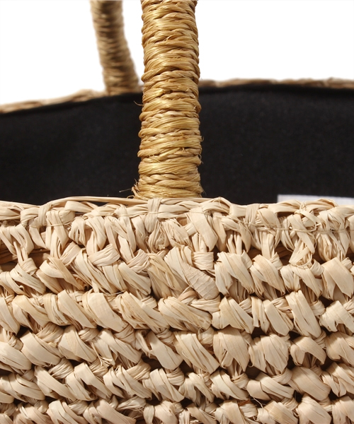 Another Edition（アナザーエディション）の「◆joujou FRILL BAG（かごバッグ・レディース・ブラック/その他1・フリー）」の5枚目の写真