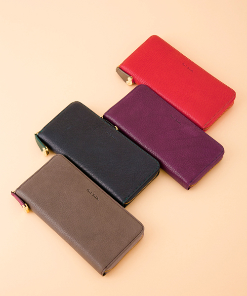 Paul Smith BLACK Paul by Paul Smith（ポールスミスブラック ポールバイポールスミス）の「ハートプル長財布（財布・レディース・グレー系/レッド系/ネイビー系/パープル系・F）」の12枚目の写真