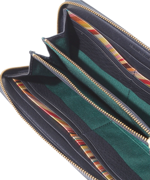 Paul Smith BLACK Paul by Paul Smith（ポールスミスブラック ポールバイポールスミス）の「ハートプル長財布（財布・レディース・グレー系/レッド系/ネイビー系/パープル系・F）」の7枚目の写真