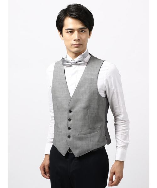 THE SUIT COMPANY（ザ・スーツカンパニー）の「＜FORMAL＞『CERIMONIA』リバーシブルジレ（ベスト・メンズ・ネイビー・S/M/LL/SS/L）」の3枚目の写真
