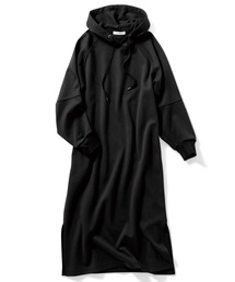 IEDIT | ＩＥＤＩＴスリーブコンシャスのフーディワンピ/パーカーワンピース(ワンピース)