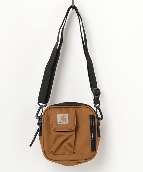 Carhartt WIP（カーハートダブリューアイピー）の「ESSENTIALS BAG, SMALL（ショルダーバッグ・メンズ・ブラック/ブラウン/カモフラージュ・ONE SIZE）」の3枚目の写真