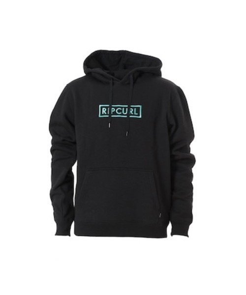 rip curl(リップカール)の「【RIP CURL リップカール】パーカー/プルオーバー ボックスロゴ(パーカー・メンズ・ブラック/カーキ/カモフラージュ・MEDIUM/LARGE/X-LARGE)」の1枚目の写真