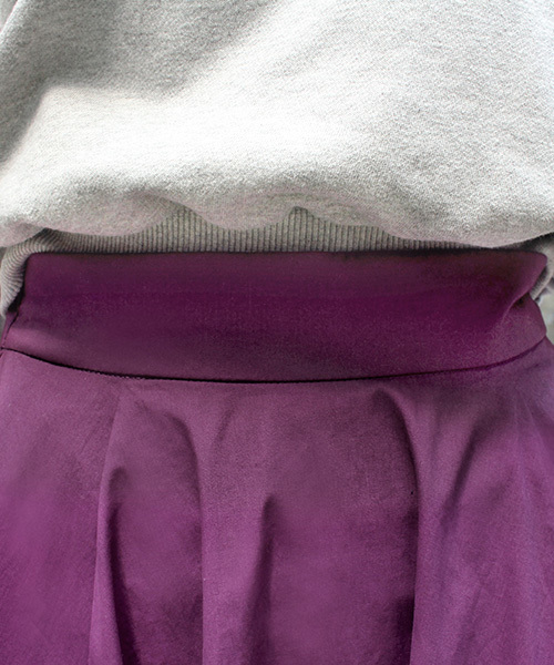 RANDA（ランダ）の「フレアマキシスカート（スカート・レディース・パープル/ネイビー/ブラウン/レッド・1/0）」の5枚目の写真
