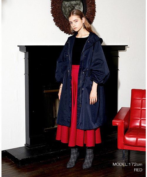 RANDA（ランダ）の「フレアマキシスカート（スカート・レディース・パープル/ネイビー/ブラウン/レッド・1/0）」の11枚目の写真