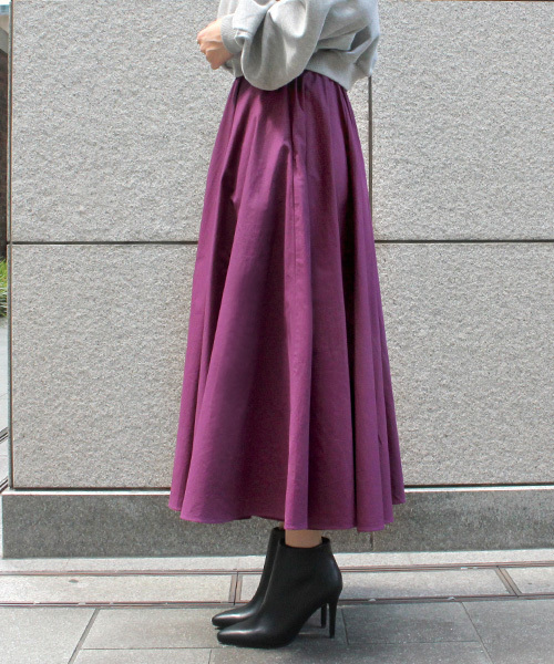 RANDA（ランダ）の「フレアマキシスカート（スカート・レディース・パープル/ネイビー/ブラウン/レッド・1/0）」の13枚目の写真