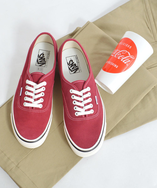 VANS（バンズ）の「VANS/ヴァンズ AUTHENTIC 44 DX（スニーカー・メンズ・ブラック/ワインレッド・8inch/9inch/10inch）」の3枚目の写真