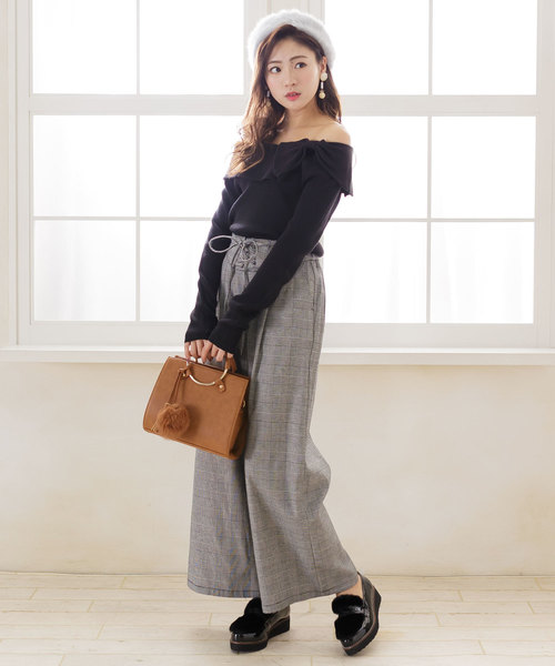 夢展望（ユメテンボウ）の「厚底ファーローファーパンプス（ローファー・レディース・ブラック/グレー/ピンク/ブラウン系その他・23㎝/24㎝/23.5㎝/24.5㎝）」の9枚目の写真