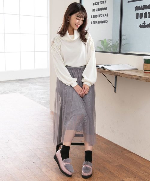 夢展望（ユメテンボウ）の「厚底ファーローファーパンプス（ローファー・レディース・ブラック/グレー/ピンク/ブラウン系その他・23㎝/24㎝/23.5㎝/24.5㎝）」の12枚目の写真